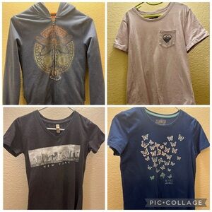 Lot of 4 Girls’ Tops